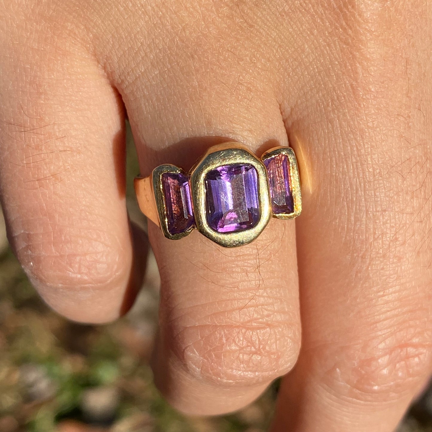 Vintage amethyst ring