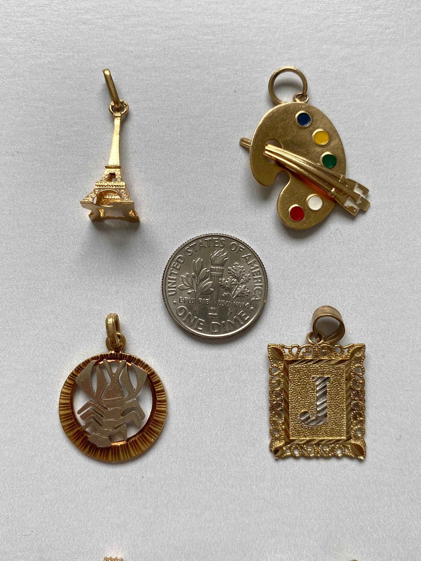 Small pendants and charms