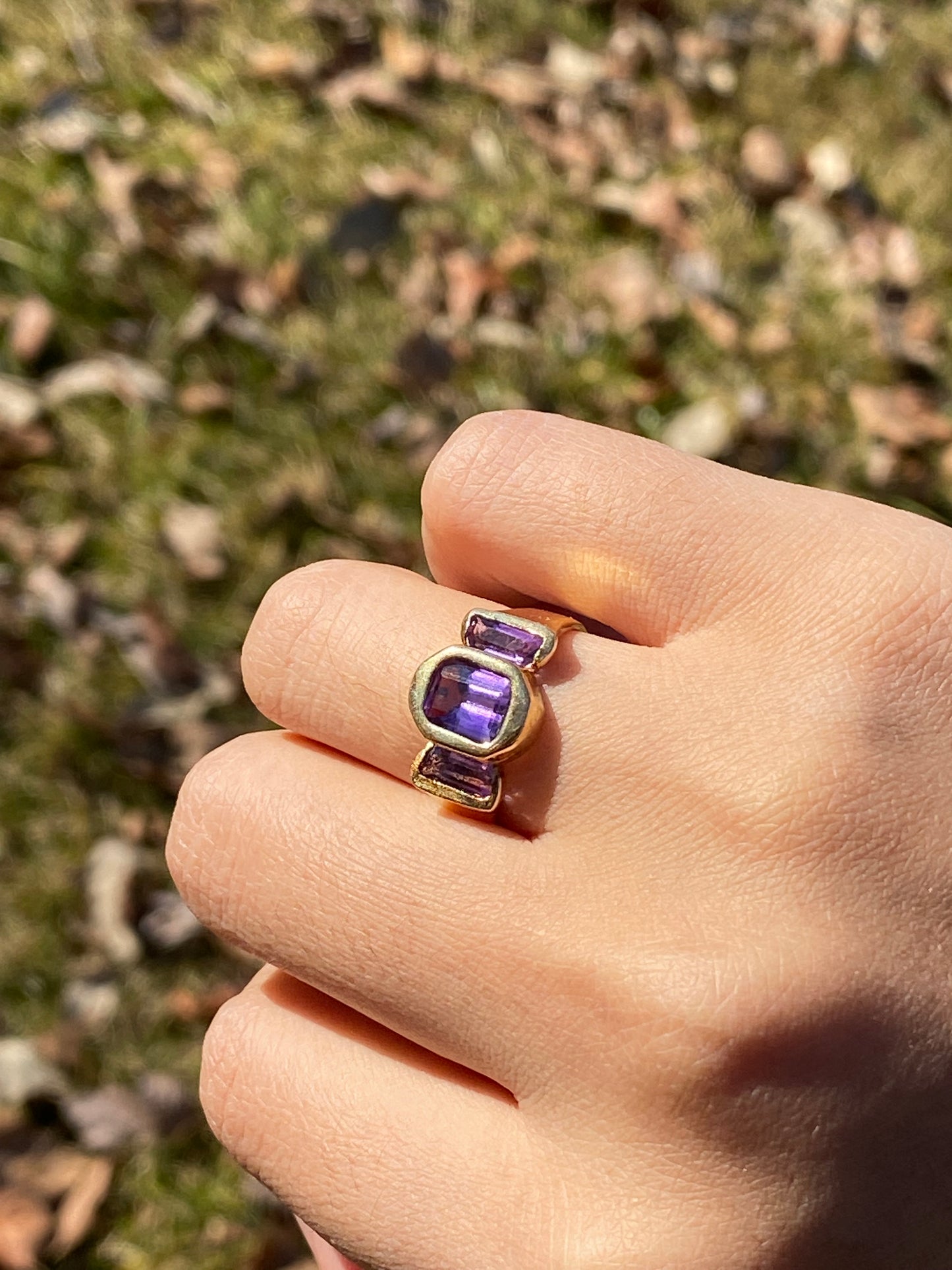 Vintage amethyst ring