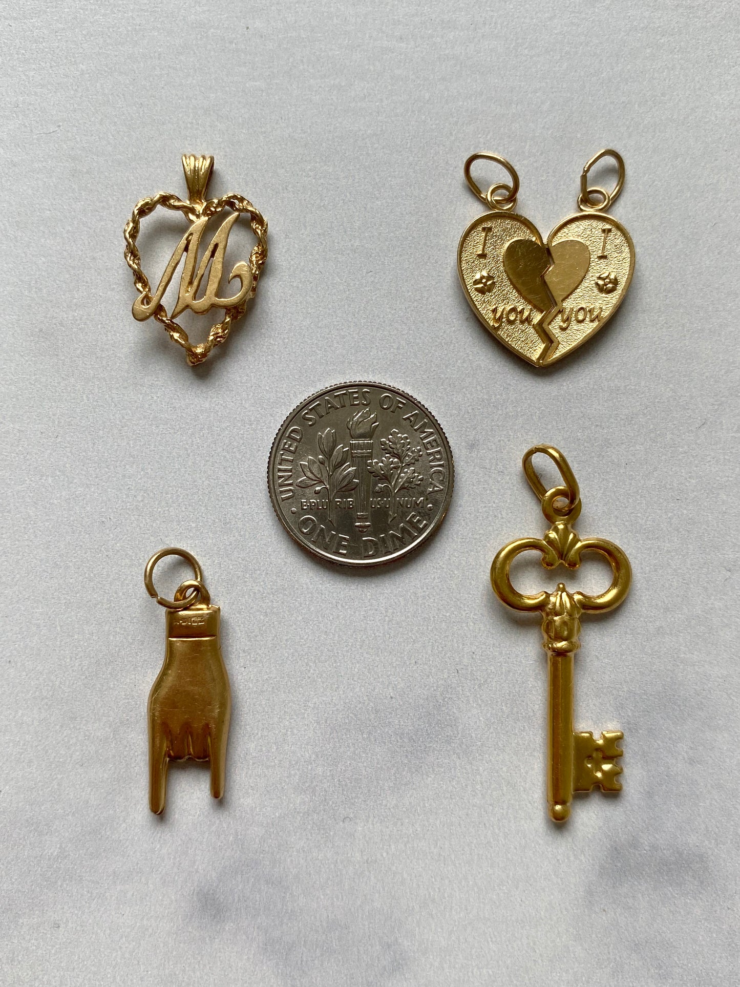 Small pendants and charms