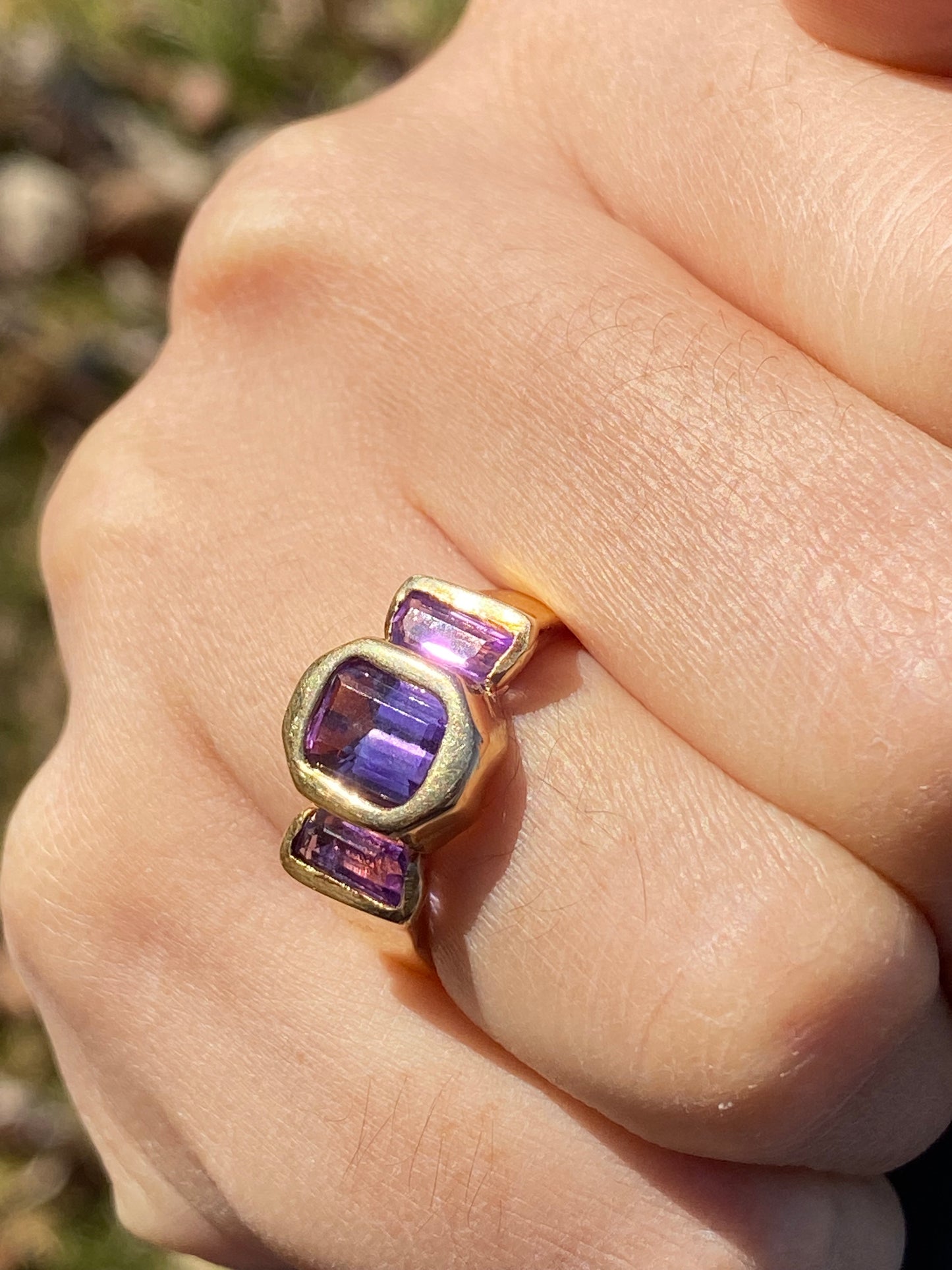 Vintage amethyst ring