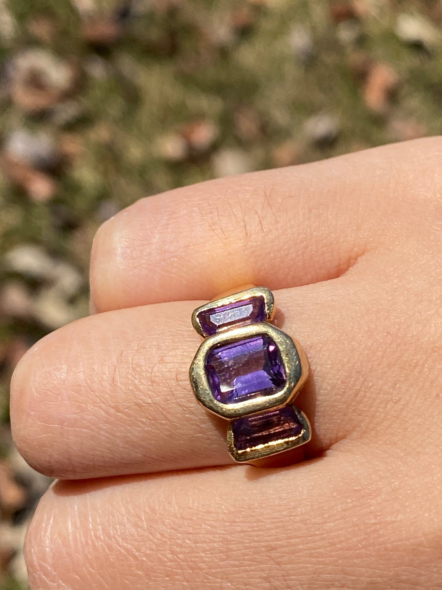 Vintage amethyst ring